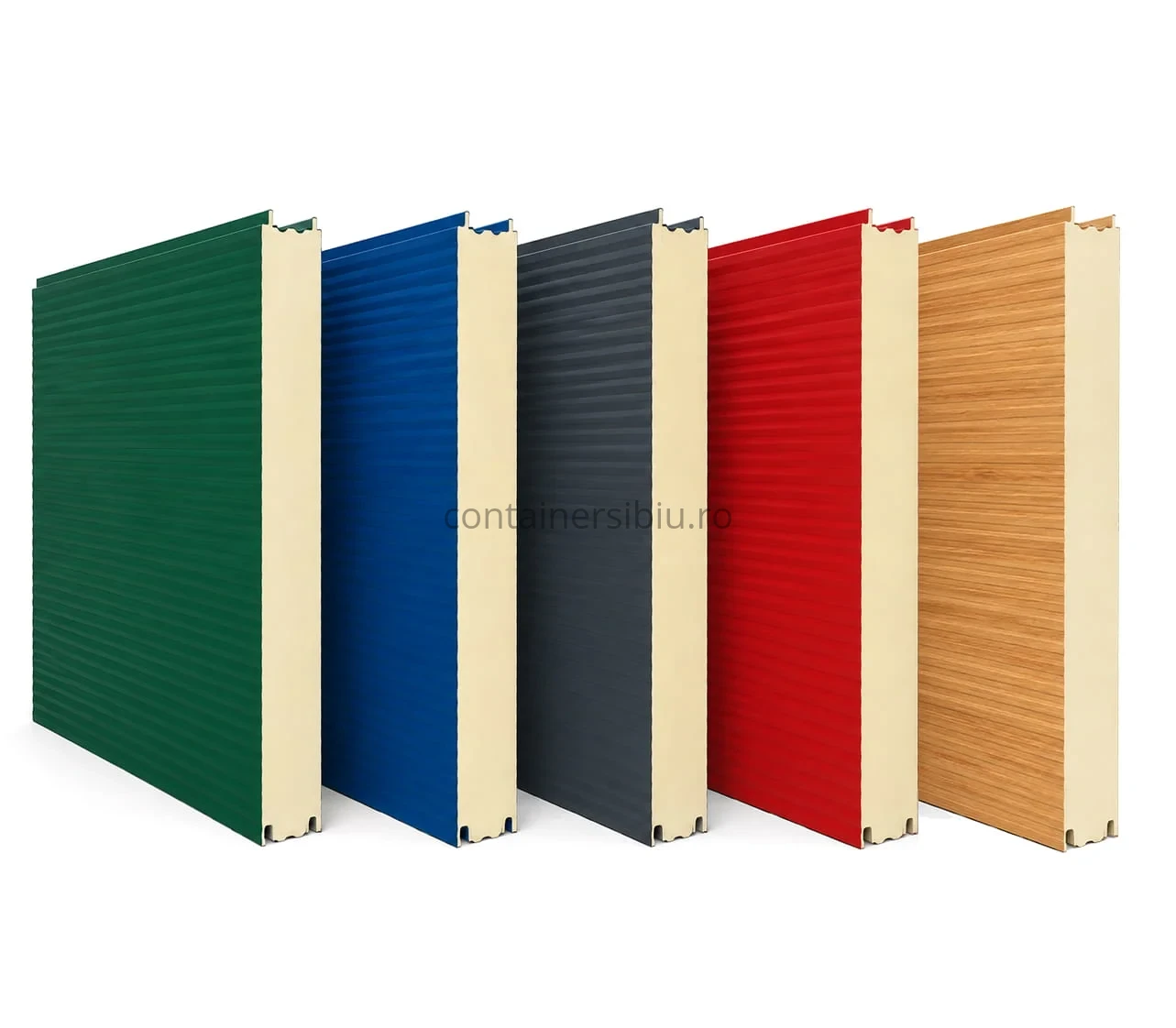 Alege optional culoare pentru peretii exteriori container culori panouri sandwich